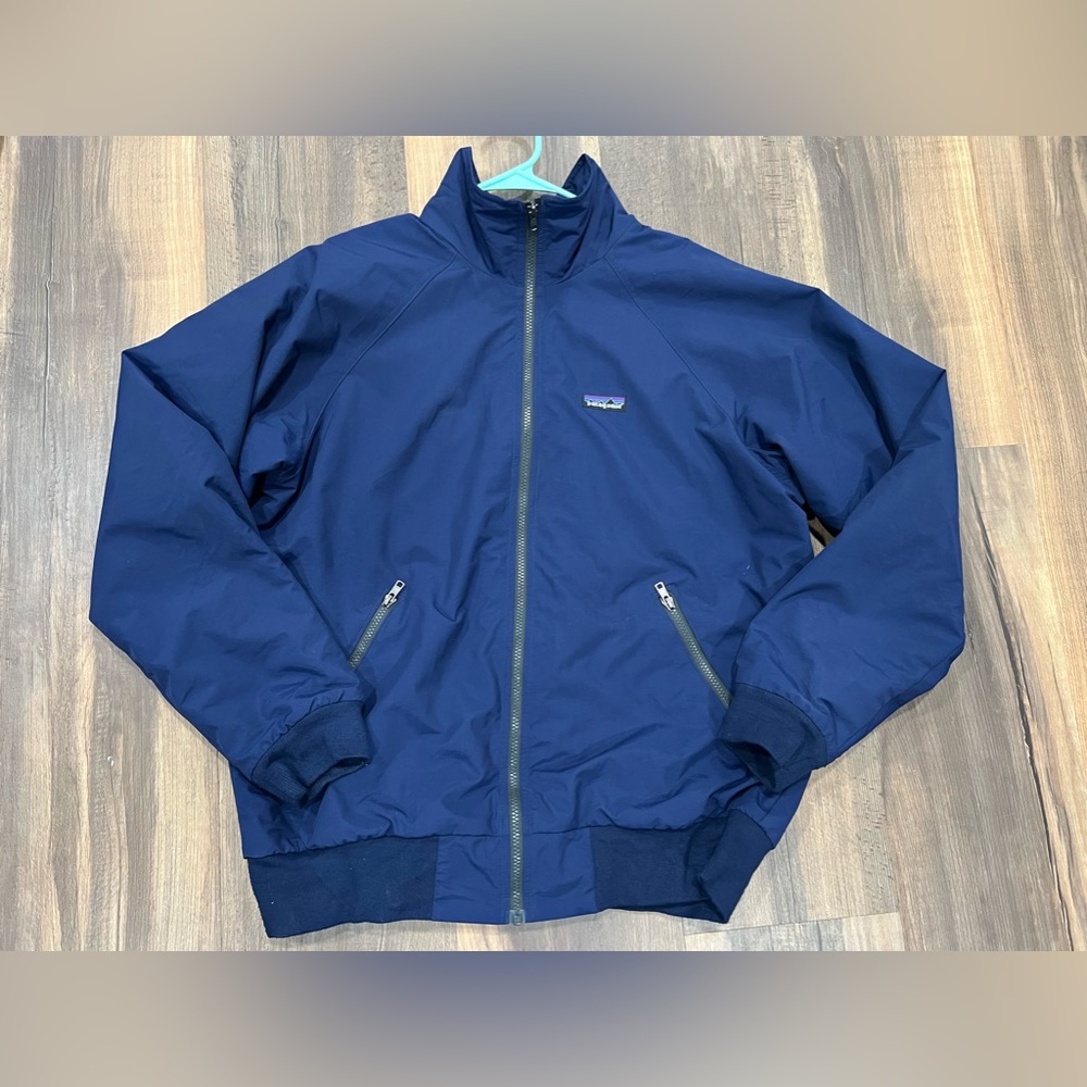 Men’s Patagonia Bomber Jacket Size Large Navy
